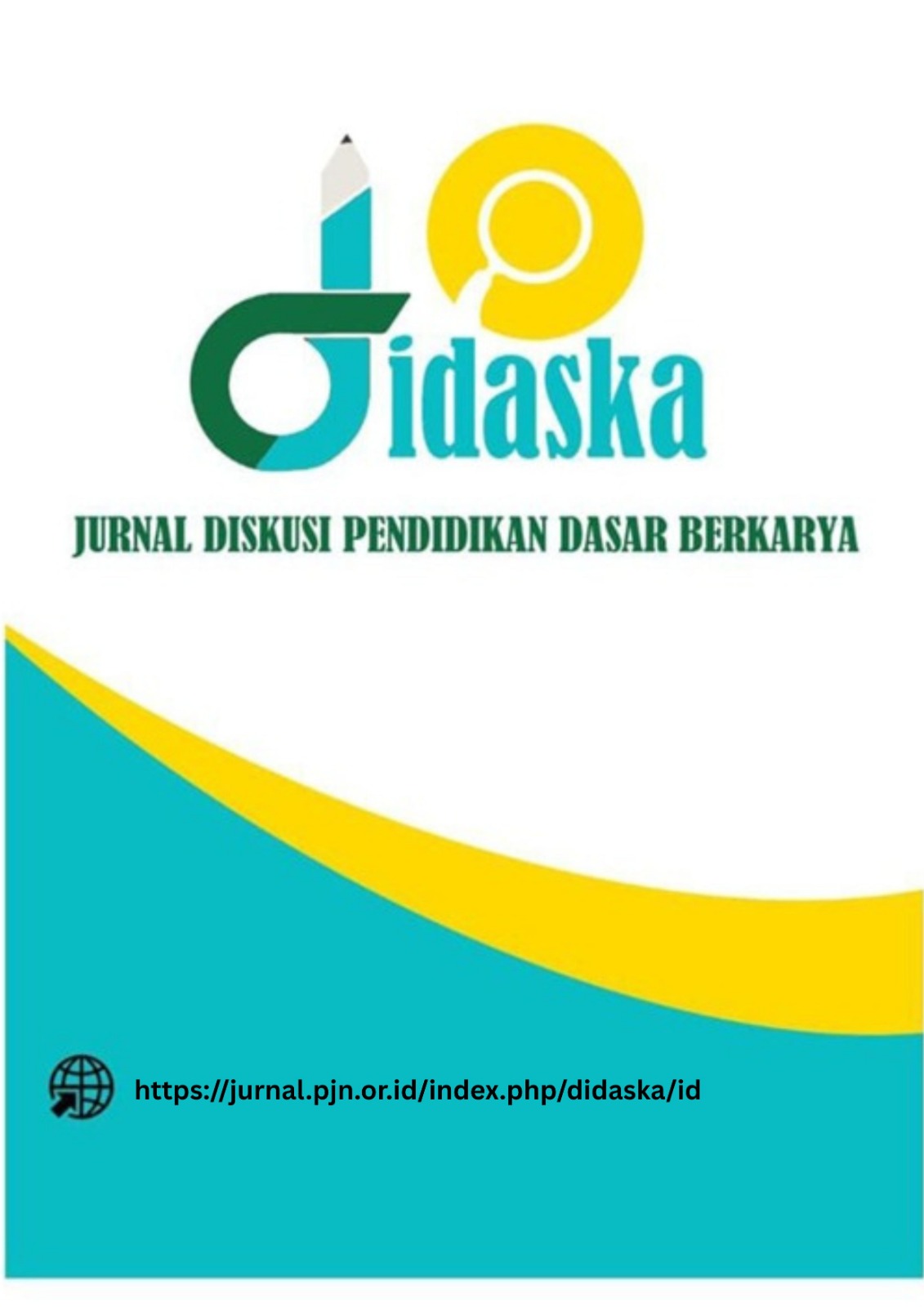 DIDASKA: Jurnal Diskusi Pendidikan Dasar Berkarya adalah jurnal ilmiah yang memuat artikel terkait inovasi dan pengembangan dalam dunia pendidikan khususnya pendidikan dasar. Cakupan jurnal mencakup teori dan praktik pembelajaran, pengembangan kurikulum, pendidikan karakter, evaluasi, hingga pemanfaatan teknologi dalam pendidikan. Jurnal ini bersifat akses terbuka, memungkinkan siapa saja dapat mengaksesnya. DIDASKA: Jurnal Diskusi Pendidikan Dasar Berkarya diterbitkan oleh Yayasan Pelita Jaya Nusantara.  DIDASKA: Jurnal Diskusi Pendidikan Dasar Berkarya terbit empat kali dalam setahun pada bulan Januari, April, Juli, dan Oktober.  Jurnal ini terbuka bagi para peneliti, praktisi pendidikan, dan mahasiswa yang ingin berkontribusi dalam pengembangan ilmu pendidikan dasar di Indonesia.